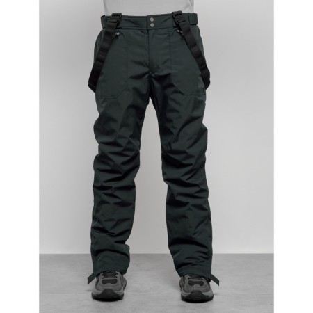 Semi-combinezone ski insulated male winter, size 56, dark green color-8