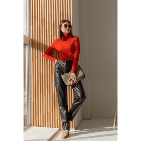 Female trousers, size 50, black color 64977