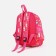 Baby backpack on lightning, external pocket, raspberry color