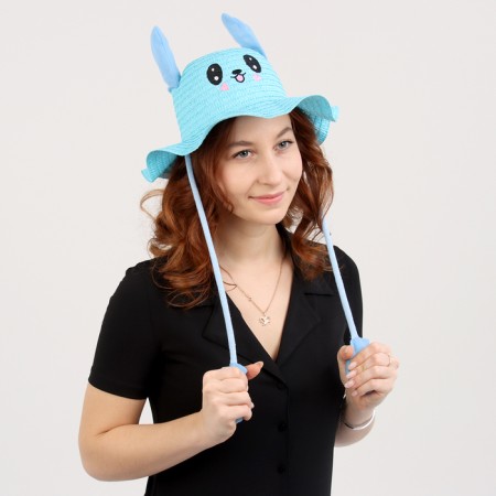 Panama "Cute Bunny", the ears rise pr 52-54 Blue color-1