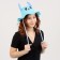 Panama "Cute Bunny", the ears rise pr 52-54 Blue color