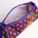 Cosmetic bag with lightning, blue/multi -colored color