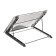Book stands, laptops, tablets, silver, metallic