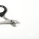 Coger scissors with rubberized handles, a hole of 6 mm, black