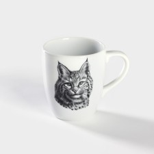 Porcelain mug 