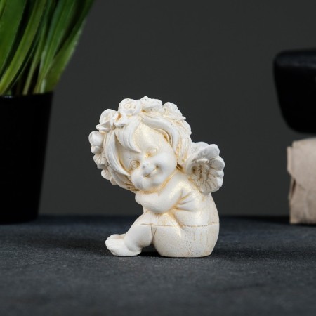 Figure "Angel in a wreath" gilding, 7x5x5cm