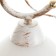 Lamp Bayerlux 59301/1 E27 40W white with a golden patina 15.5x15x32 cm