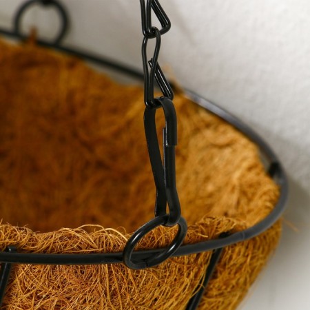 Suspended pots, d = 25 cm, with coconut insert, "hemisphere", Greengo-3