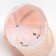 Baseball cap, pink color, size 44-46