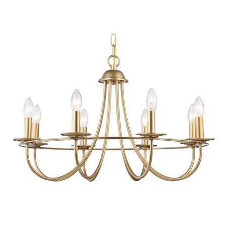 Suspended chandelier Ambrella TR9616/8 CGD, E14, 8x40W D690x770 mm, black