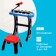 Synthesizer Floor "Musical World", light, sound effects, with a microphone
