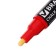MARKER CHLOVA BRAUBERG "Pop-Art", 5mm, red. Fluor. Washed, for smooth surface 151529
