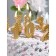 Candle in the cake on the skeleton "Sot", the number is 8, 7 cm, gold