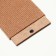 Clogging with impregnation "Piggon", DVP carpet, 50 x 10 cm, beige