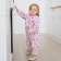 Costume: sweatshirt and pants crumb I am "hearts", height 62-68 cm, pink