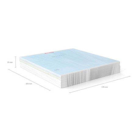 Notebook of 48 sheets in the Erichkrause line "Visio classic", cover coated cardboard, OFSET block 100% whiteness, mix-8