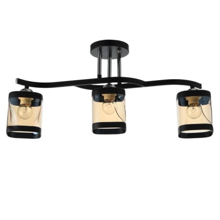 Chandelier 1080/3BK 40W E27 Black 58x14x27 cm Bayerlux
