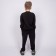 Set for a boy (jumper, trousers), black color, height 116 cm