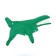 Combiason for dogs, demi -season with covers on paws, size L (DS 35, OG 37), green