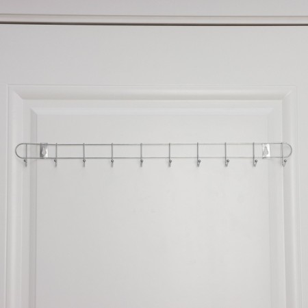 The hanger wall share "Summer", 10 hooks, 55 × 5 × 3.5 cm, chrome-1