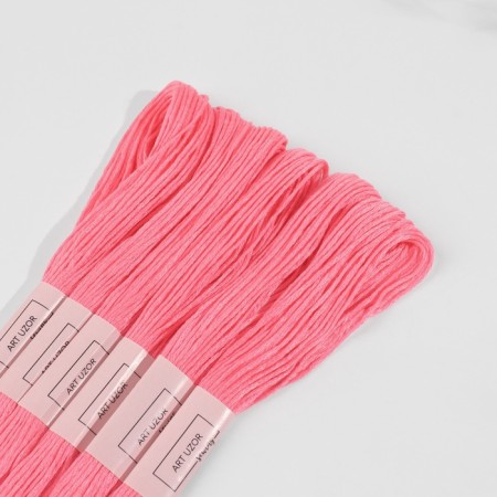Muline threads 8 ± 1m No. 956 (nab 6 pcs price for nab) bright pink au-2