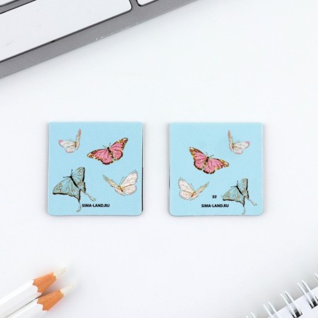 Gift set: notebook and magnetic bookmarks 2 pcs. "Cutie"-8