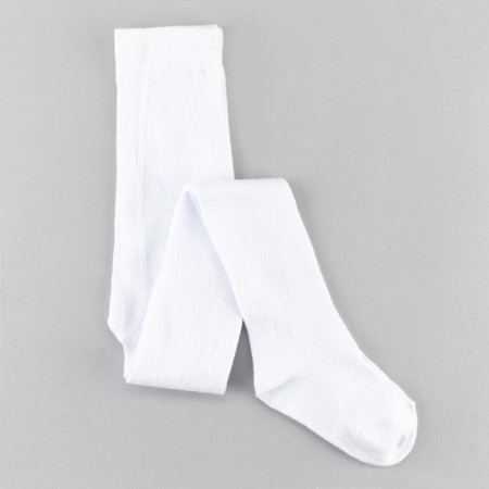 Pantyhose children, white color, height 98-104
