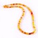 Beads made of natural stone "Yellow agate" set of 90 pcs., Size 1 pc. - 4 mm