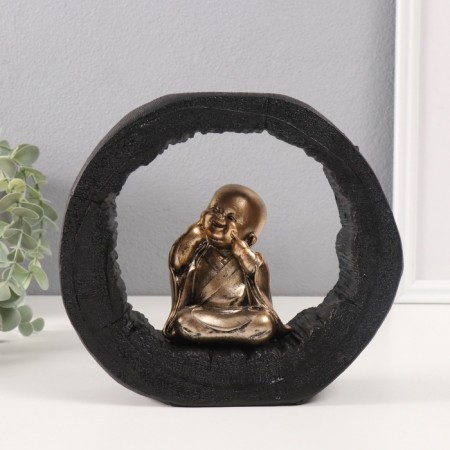Polystone souvenir "Little Hothee with dimples, in an arch of wood cut" 6x21x19 cm