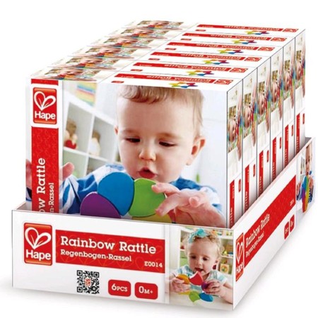 A rattle for newborn "Rainbow"-3