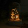 New Year's souvenir with the backlight "Winter House"