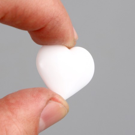 Plastic sores are decorative, set of 100 pcs., Size 1 pc. - 2 × 2 cm, white color-7