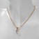 Strazinka pendant large, 40 cm, white color in gold