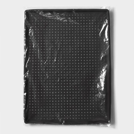 Rug perforated rectangular shade, silicone, 40 × 31 × 1 cm, brown color-11