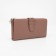 Women's wallet on magnet, pink color
