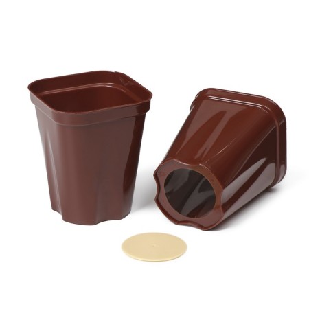 Set for seedlings: glasses of 250 ml (6 pcs.), Container 24 × 16 cm, mix-8