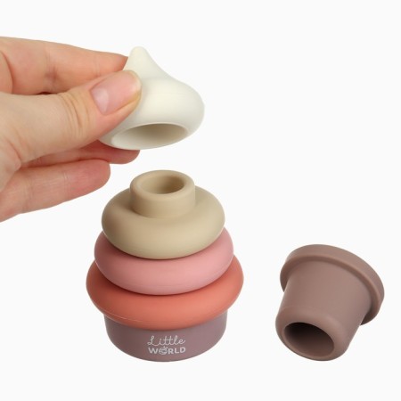 Developing toy - Pyramid "Freezing", Silicon, Mum & Baby-2
