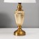 Table lamp with lampshade Risalux "Camellia", E27, 40 W, Brass, 29 × 29 × 29.5 cm