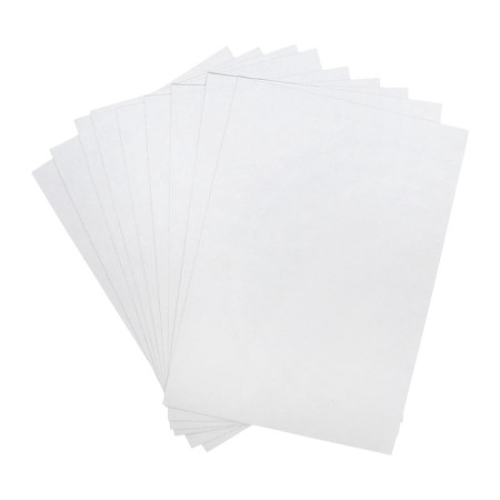 White cardboard A4, 8 sheets "Bear", coated, density 240 g/m2-2