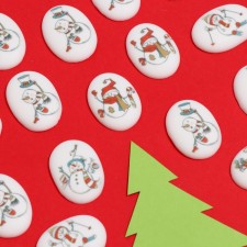 New Year. Sugar medallions Top Decor, 