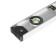Aluminum tundra level "Rail", 3 eyes (1 rotary), 400 mm