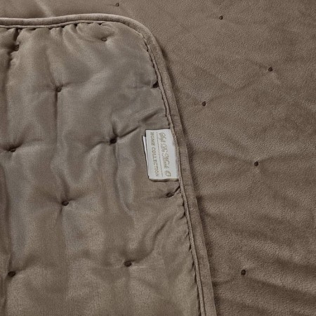 Iolanta bedspread, size 240x260 cm, cappuccino color-2