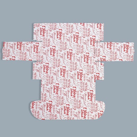 Folding box "New Year's wishes", 12 x 33.6 x 12 cm, New Year-5