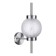 Bra Francesca, 1x40W E14, Nickel color, IP20