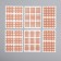 Facial tape, set, 6 sheets, beige color