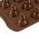 Form for the preparation of sweets Choco Trees, silicone