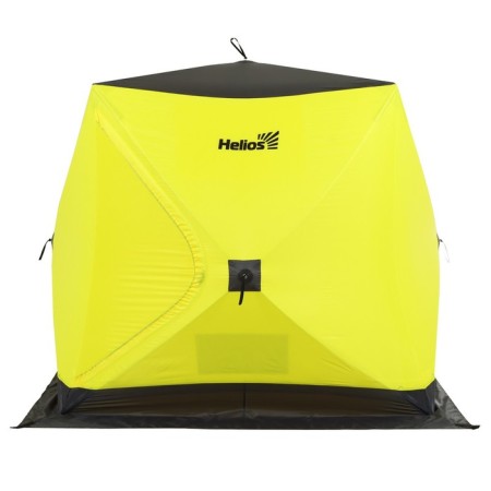 Tent Winter insulated Helios "Cube", 1.75 x 1.75 m, yellow/gray color (HS-Wsci-175YG)