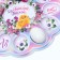Easter stand for 12 eggs and cakes “With a light Easter!”, 30 x 30 cm.