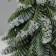 Christmas tree decor "snowy with droplets, in a pot" 28x7.5 cm