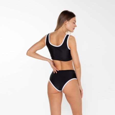 Separate swimsuit, black color, size 46-4